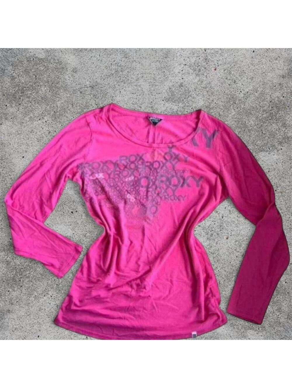 Roxy pink long sleeve top